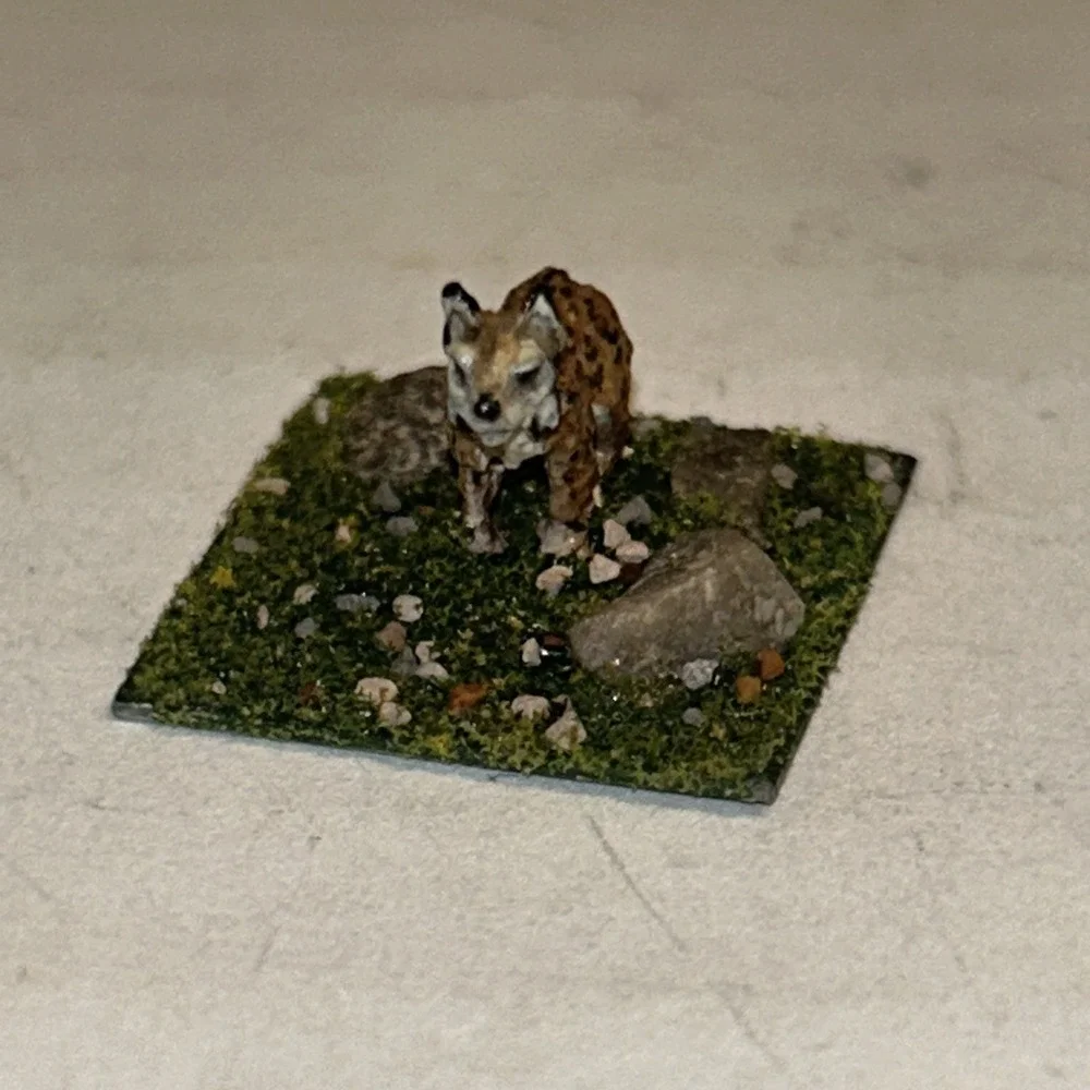 Ral Partha Warhammer Metal Painted Miniature Animal Dog Cat Bobcat‎ Wolf